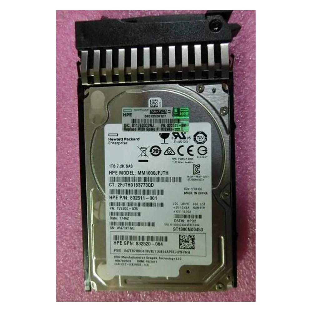 HPE 1TB 12G SAS MDL 7.2K SFF (1 TB, 2.5")