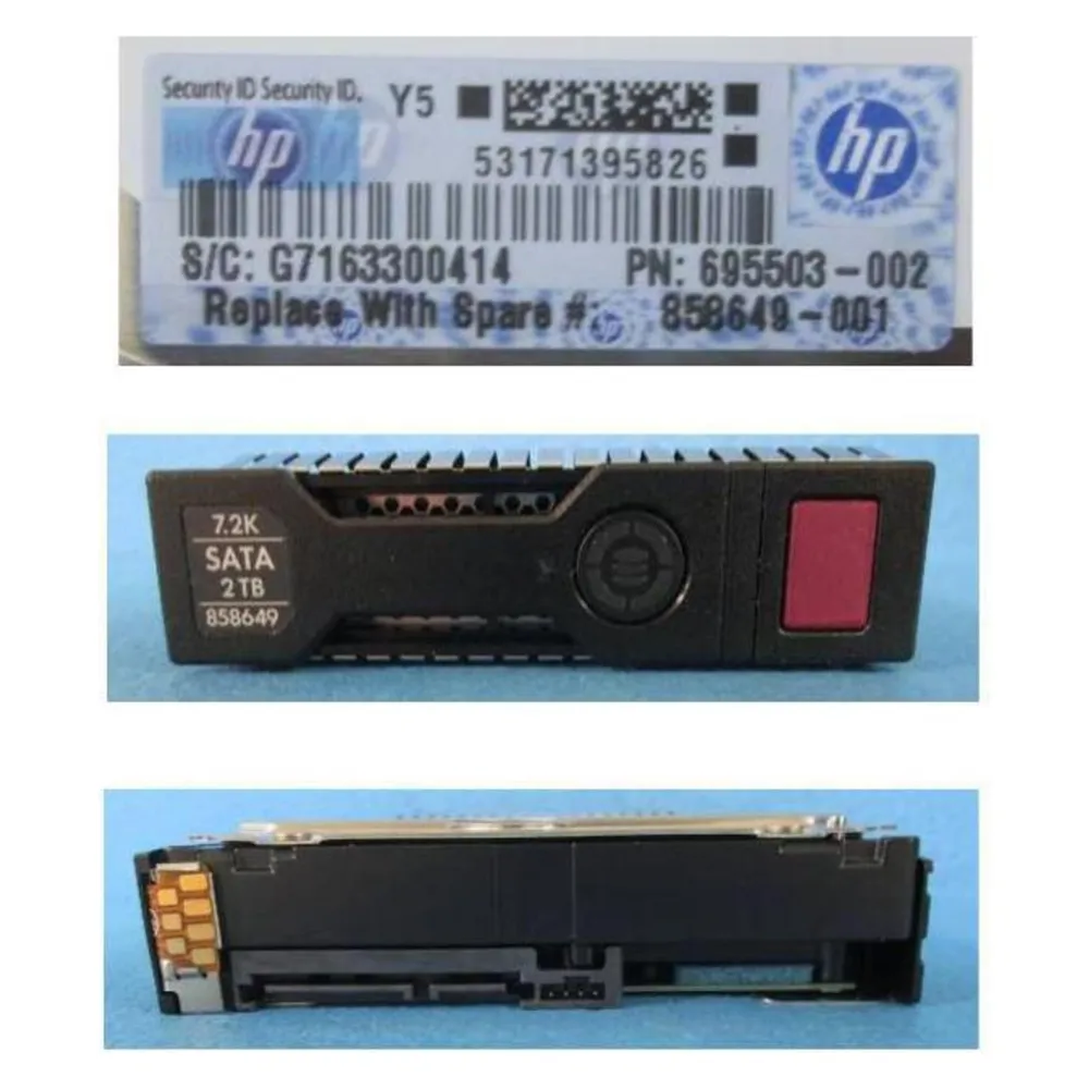 HPE 2TB SATA 6G 7.2K LFF SC