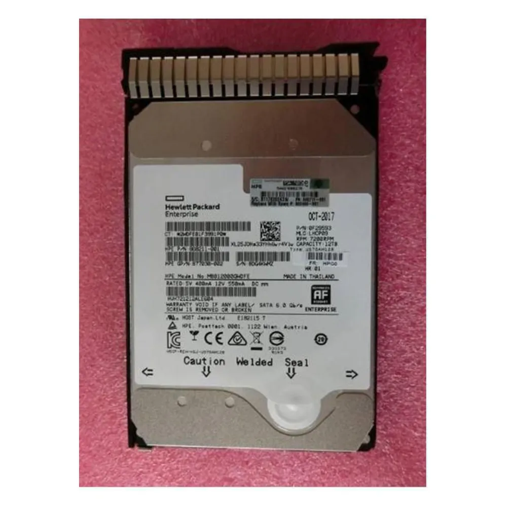 HPE DRV HDD 12TB 7.2K LFF SATA
