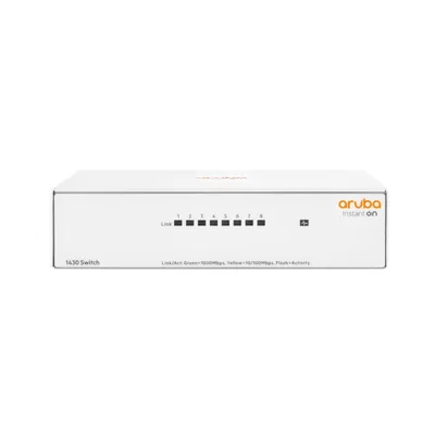 HPE Aruba Networking Aruba Instant On 1430 8G Unmanaged L2 Gigabit Ethernet (10/100/1000) Weiß