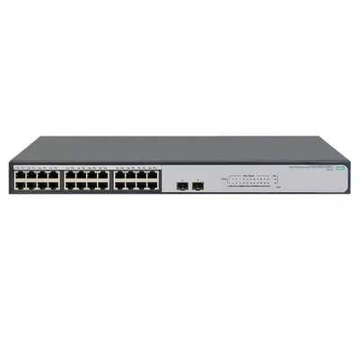 HPE OfficeConnect 1420 Unmanaged Switch mit 24 Gigabit-Ports + 2 SFP-Ports