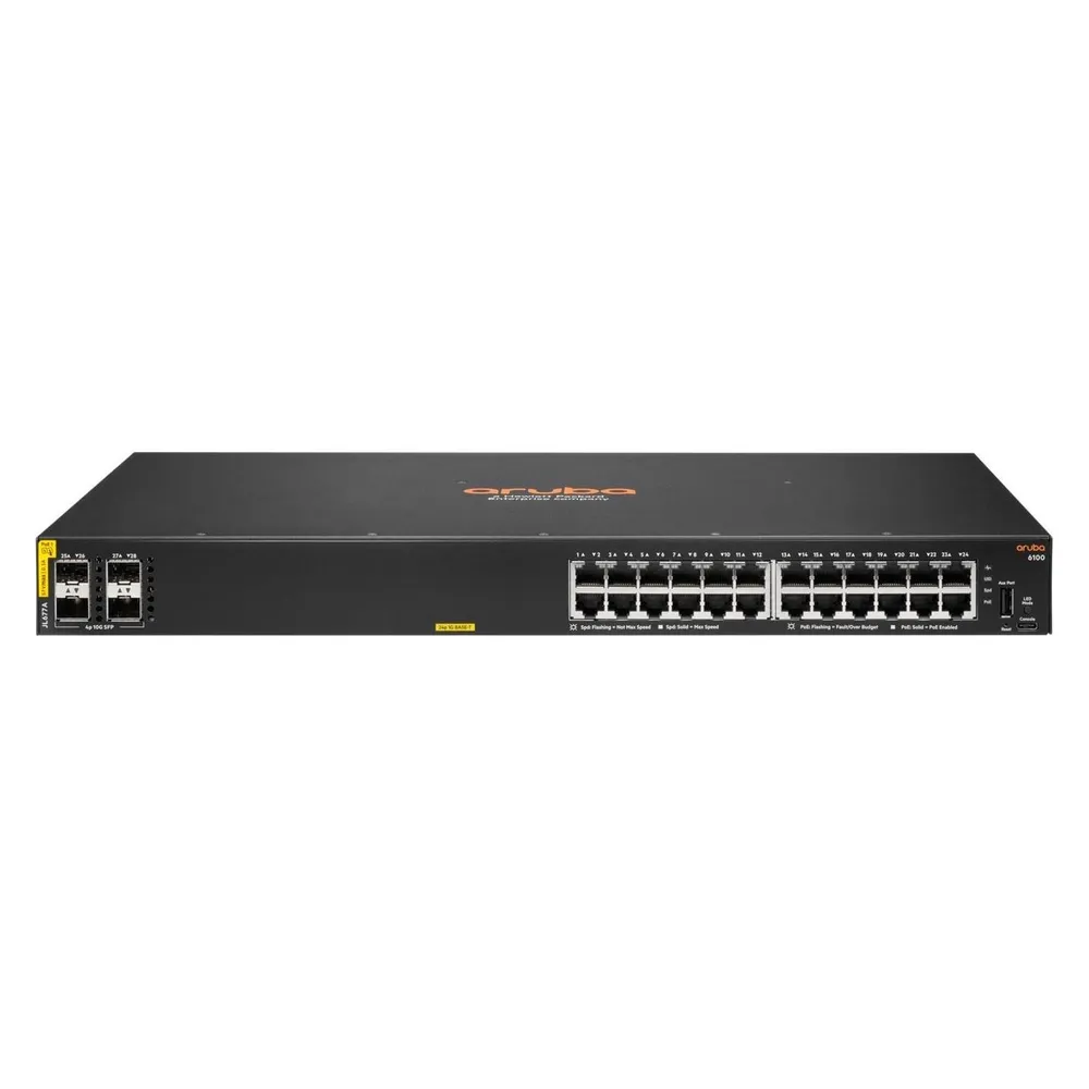 HPE Aruba 6100 24G CL4 PoE 4SFP+
