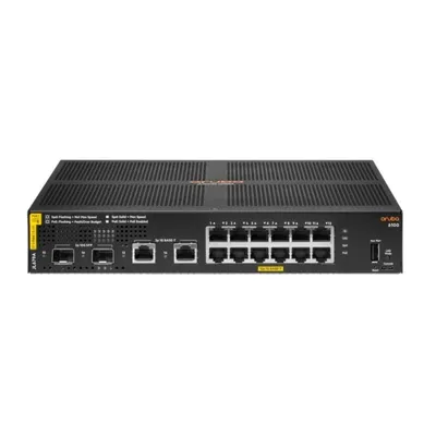 Switch HPE Aruba Networking 6100 12G Class4 PoE 2G/2SFP+ 139W Managed L3 Gigabit Ethernet Switch
