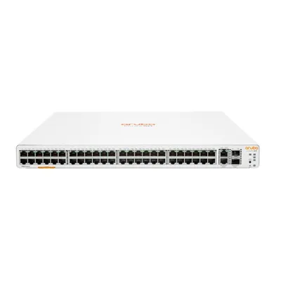 HPE Aruba Networking Aruba Instant On 1960 48G 2XGT 2SFP+ Managed L2+ Gigabit Ethernet (10/100/1000) 1U Weiß