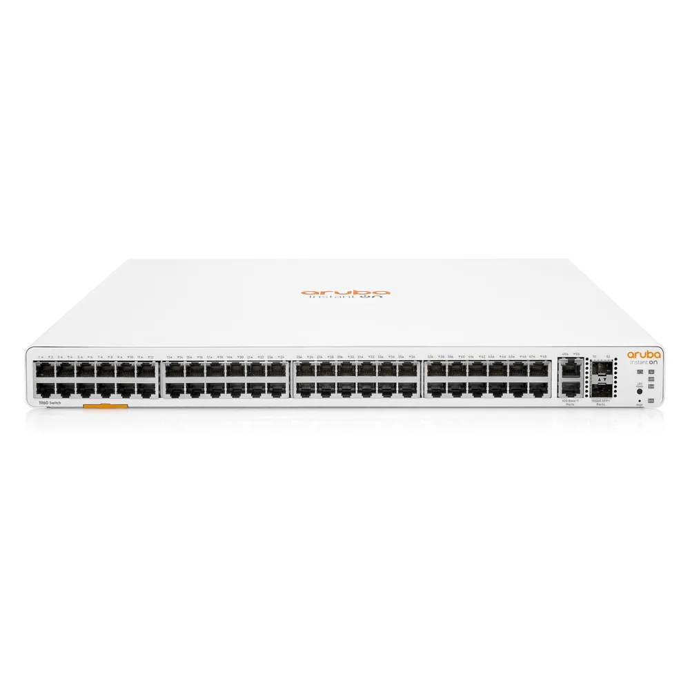 Managed Switch HPE Instant On 1960 48 Gigabit-Ports + 2 SFP+ PoE 600W