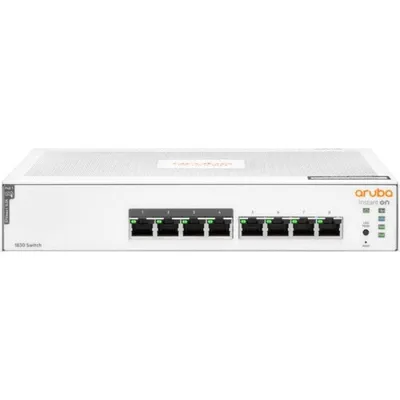 Switch HPE Instant On 1830 8 Ports 4p PoE Klasse 4 65W Managed L2 Gigabit Ethernet 1U