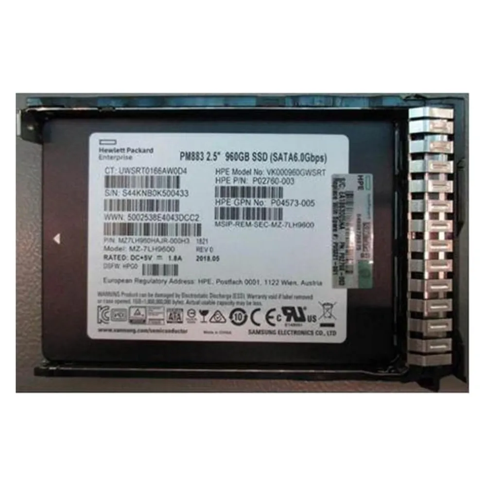 HPE SSD 960GB 25 Inch SFF