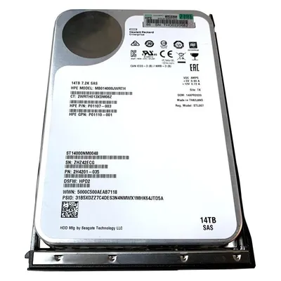 HPE 14TB SAS Hard Drive -