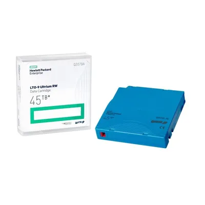 Bandlaufwerk HPE LTO-9 Ultrium 45TB RW Data Cartridge AES-256 Blau