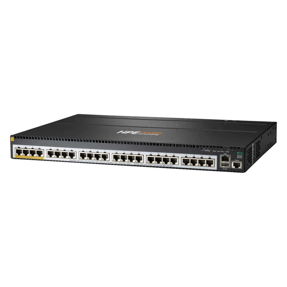 HPE E Aruba Switch 1 Slot, PoE, Layer 3, 10 Chassis Backplane Stacking, Static, RI