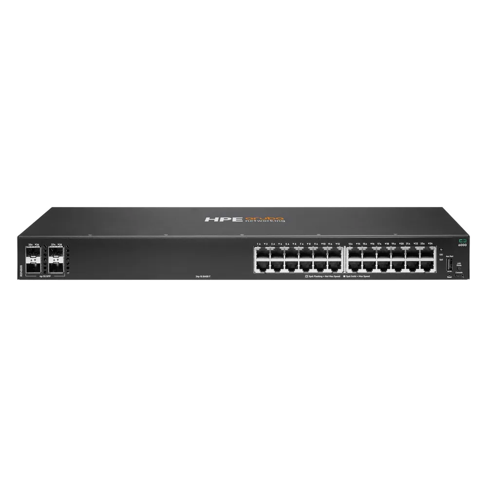 Switch HPE Aruba CX 6000 24p 1G 4p SFP Managed L3