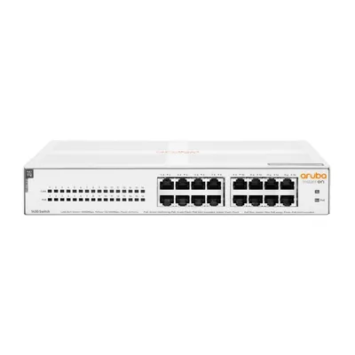 HPE Instant On 1430 Unmanaged Switch, 16 Gigabit PoE-Anschlüsse, 124 W