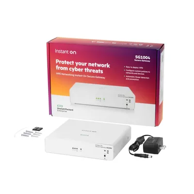 HPE Instant On Secure Gigabit LAN 980 Mbit/s IDS/IPS VPN WAN Resilience Router
