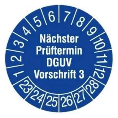 HT Instruments Sicherheitsprüfplaketten 15mm