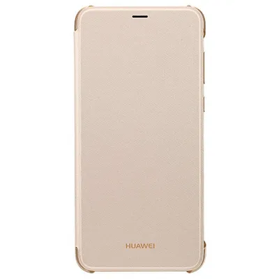Huawei Flip Cover Gold für Huawei P Smart
