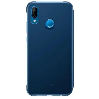 Huawei Flip Cover Blau für Huawei P20 Lite