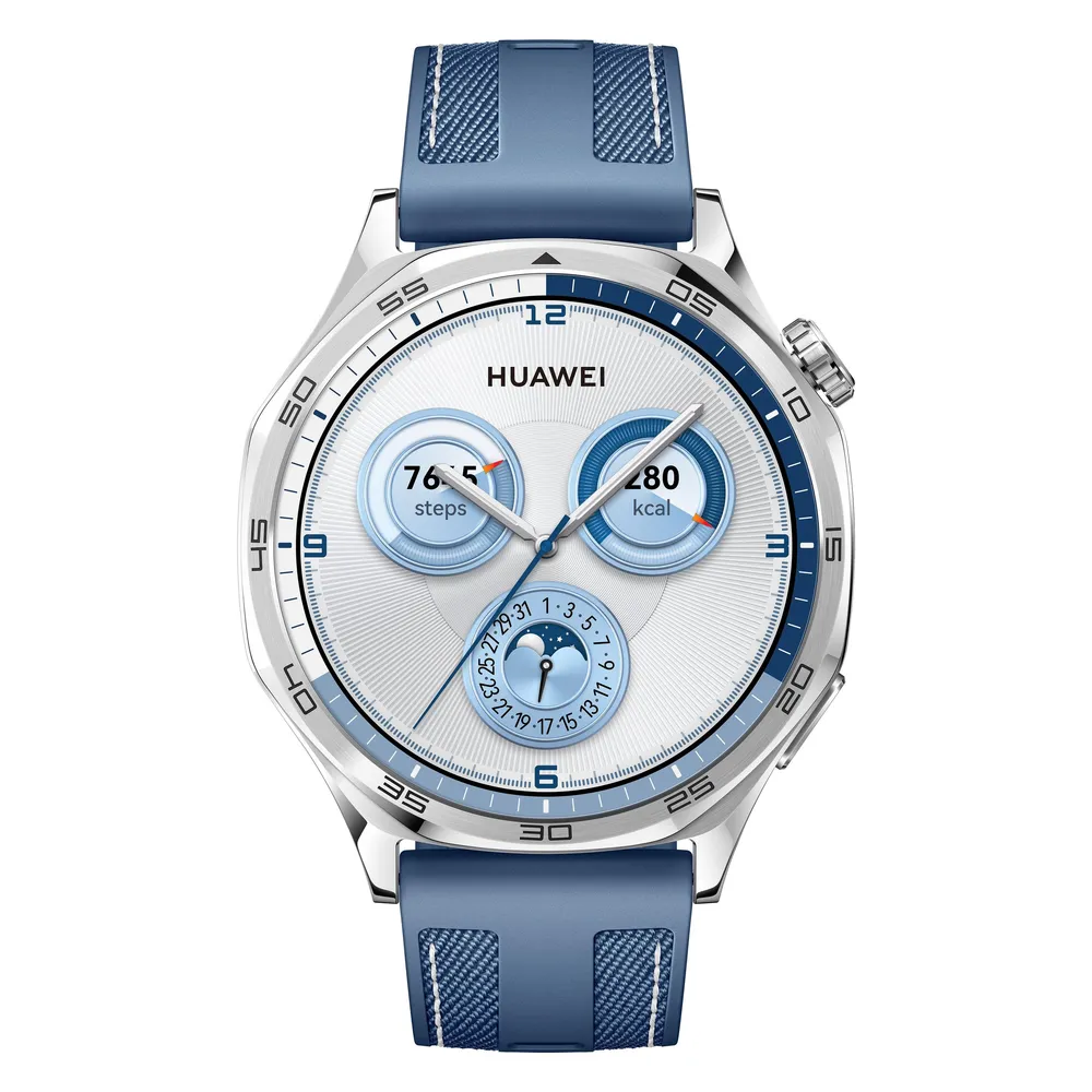 Huawei Watch GT5 Silber/Blau 46 mm