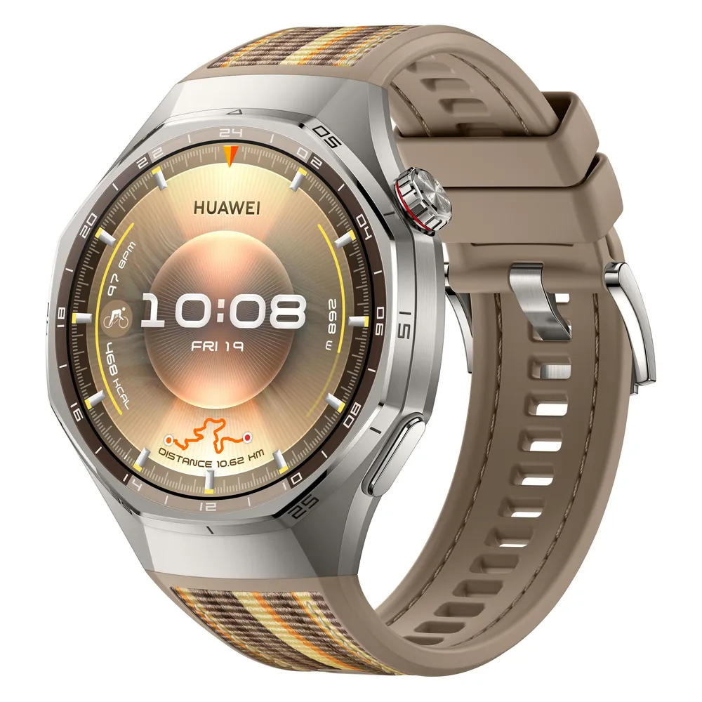 Huawei Watch GT 6 Pro 46 mm Silber/Braun