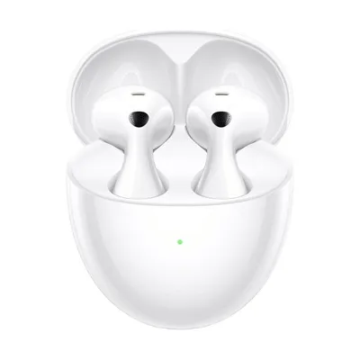 Kabellose Bluetooth-Kopfhörer von Huawei mit Geräuschunterdrückung und Schnellladung (Weiß)