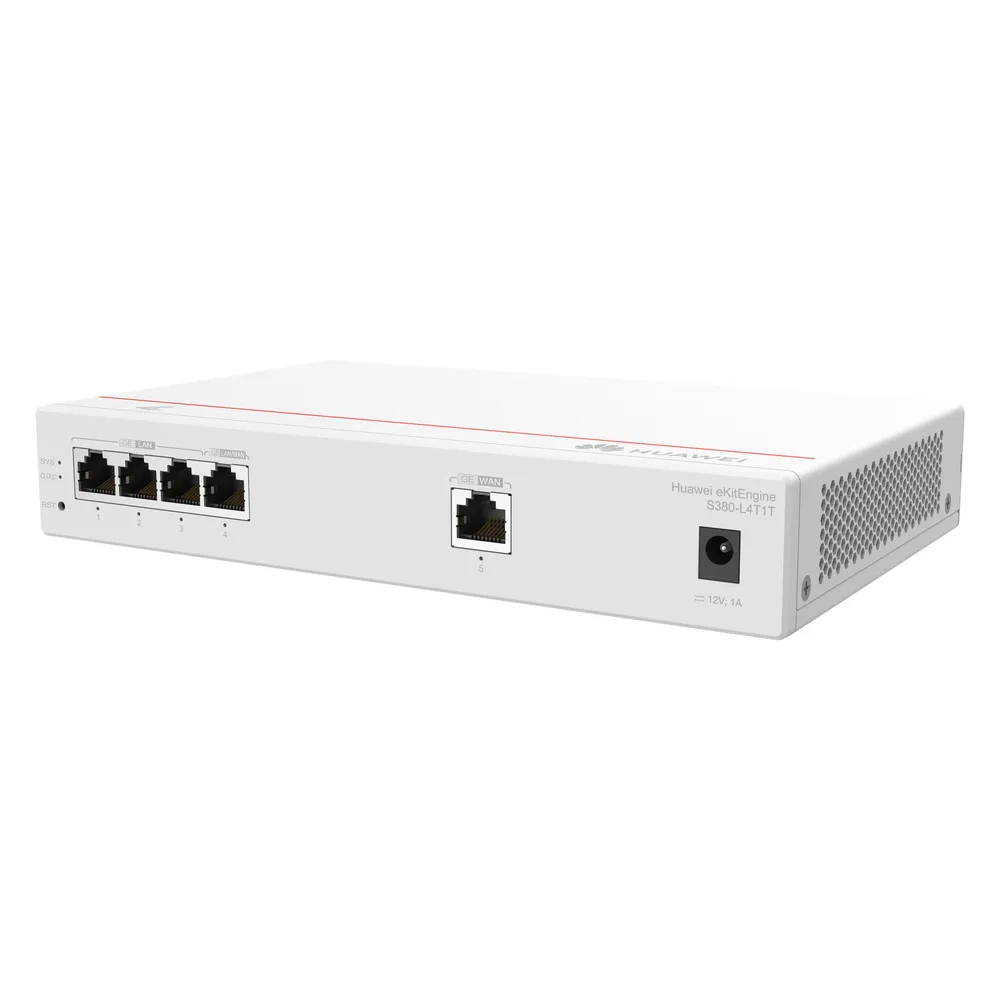 HUAWEI eKit S380-L4T1T Verwalteter 4-Port-Gigabit-Switch