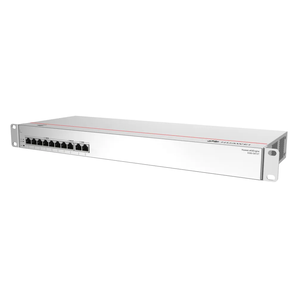 HUAWEI eKit S380-S8T2T 8 RJ-45 Gigabit verwalteter Rack-Switch 1U 16 Gbit/s