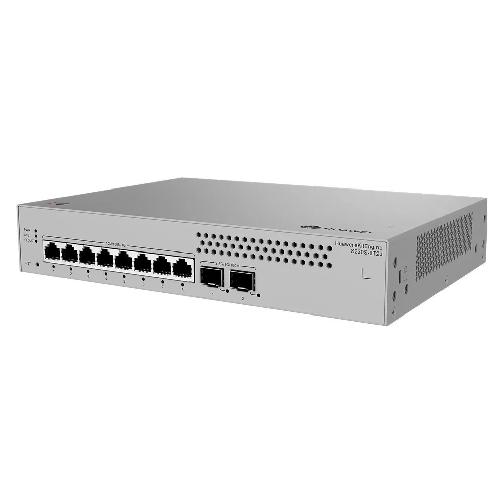 Switch Huawei eKit S220S-8T2J Managed L2 8 Gigabit-Ports 2 SFP Rack 1U