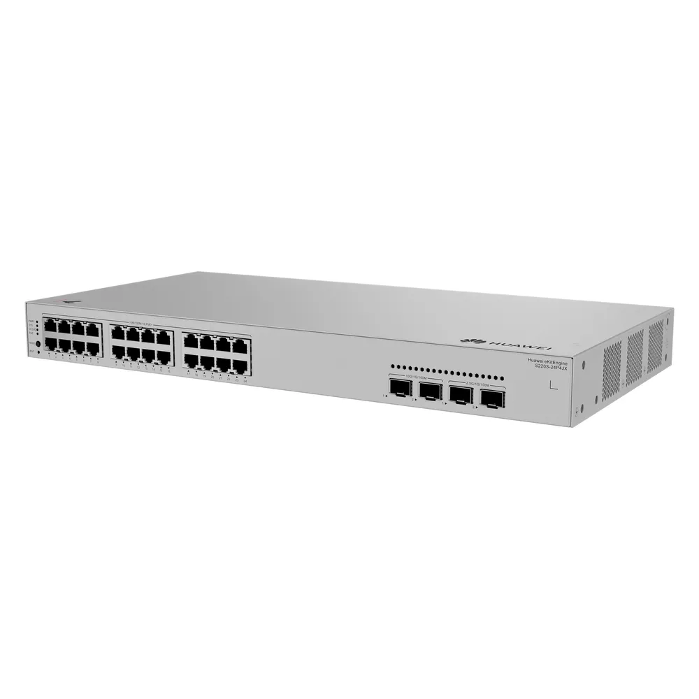 Netzwerkgerät Huawei eKit S220S-24P4JX 24x Gigabit PoE 2x SFP+ Rackmontage 1U