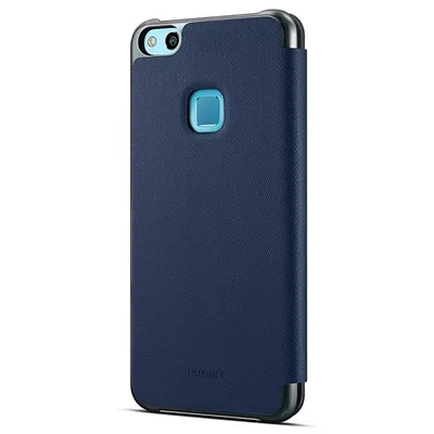 Avizar Marineblaue, durchscheinende Brieftaschenhülle für Huawei P10 Lite