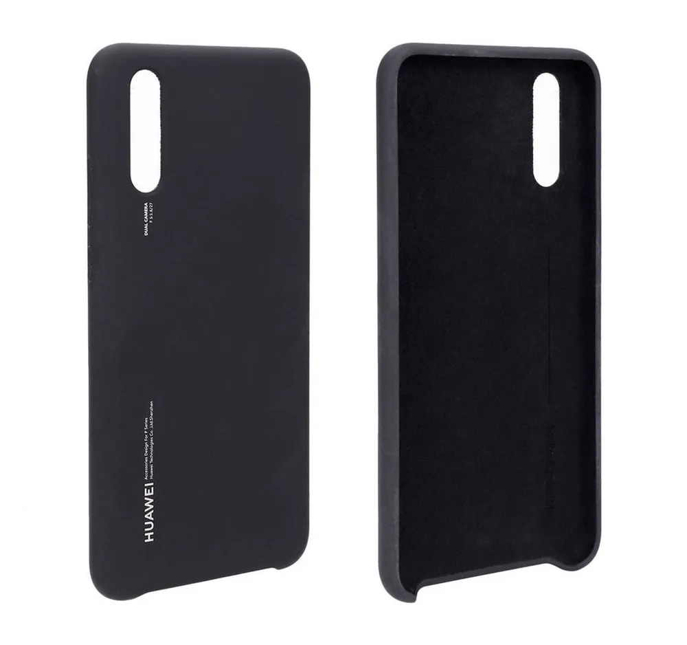Huawei Handyhülle Silikon Cover für P20 schwarz