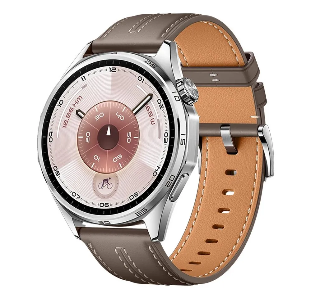 Huawei HUAWEI WATCH GT 6 Smartwatch 46mm Smartwatch (3.73 cm) Packung, Nicht als Set verkauft, Akkulaufzeit bis 21 Tage, Sturzerkennung, Virtueller Powermeter