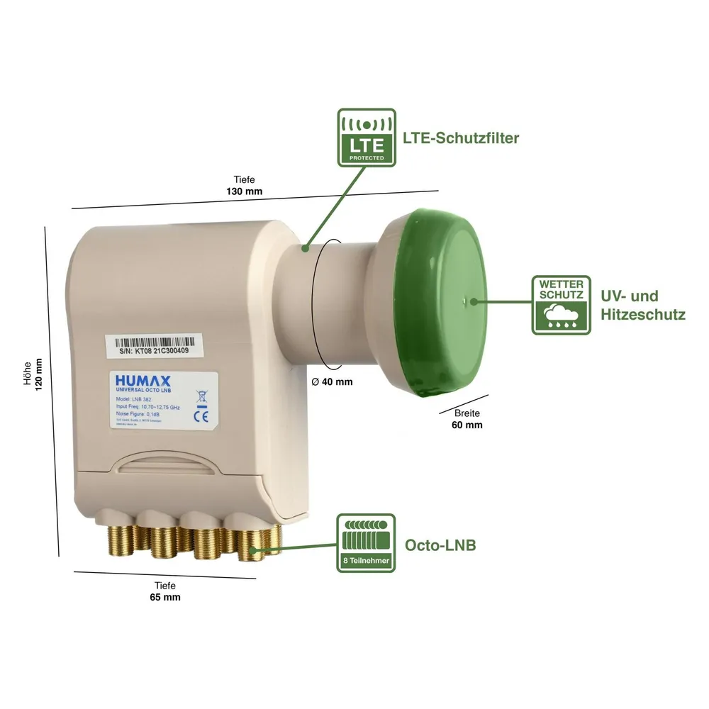 Octo LNB Green Power LNB 382
