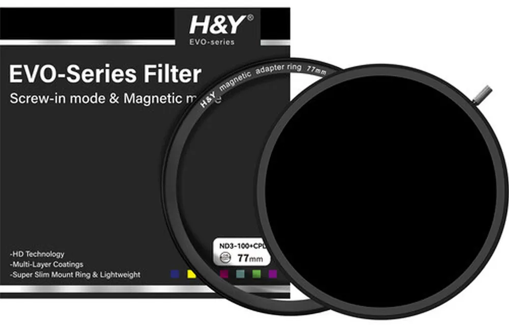H&Y HD EVO ND3-1000+CPL Filter Kit 67mm