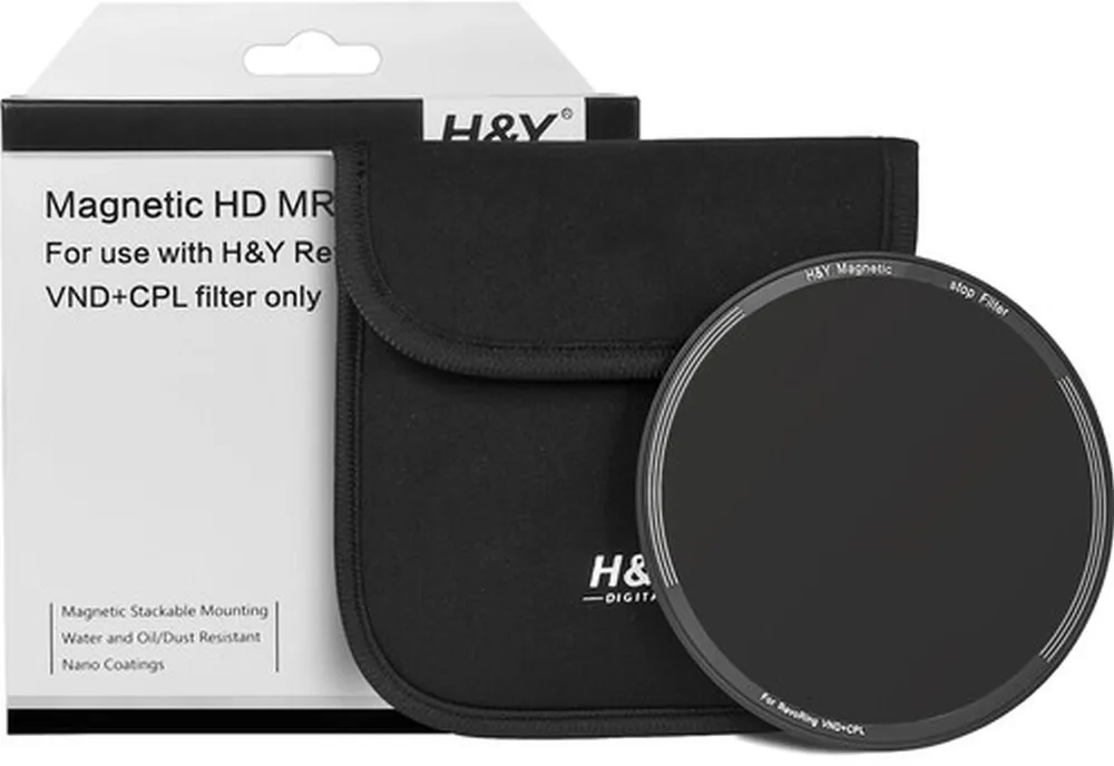 H&Y ND400 Magnetic Clip-on Filter for REVORING 67-82mm