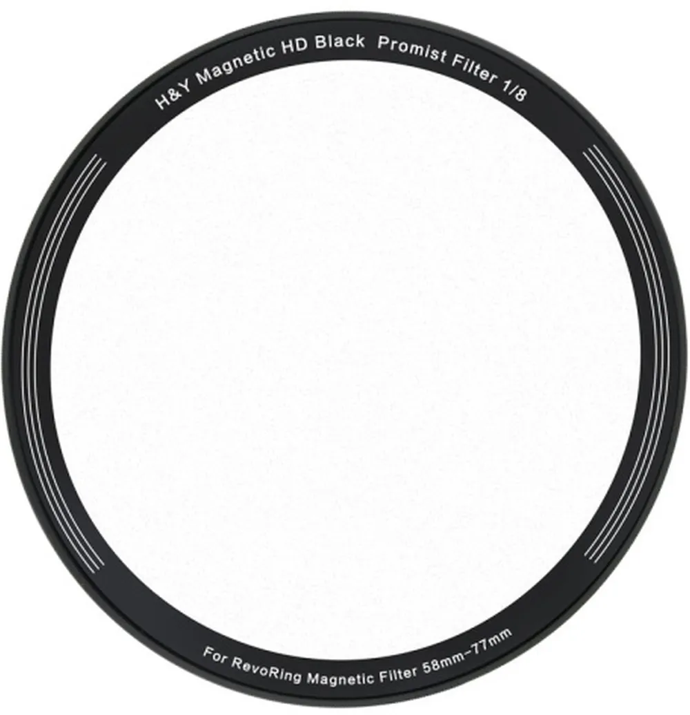 H&Y Black Mist Magnetic 1/8 Clip-on Filter for REVORING 58-77mm