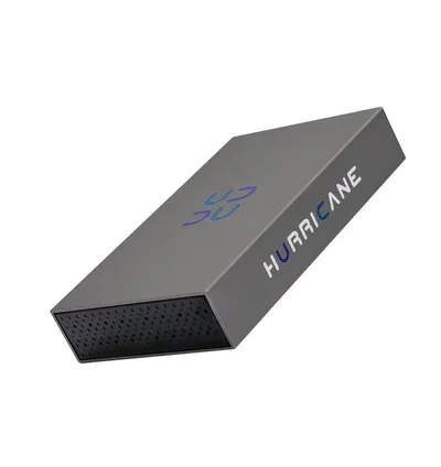HURRICANE 3518C3 Externe Festplatte 500GB 3,5" USB-C HDD Speicher mit Netzteil externe HDD-Festplatte (500GB) 3,5", für PC, Laptop, PS4, PS5, Xbox - kompatibel mit Windows, Mac, Linux