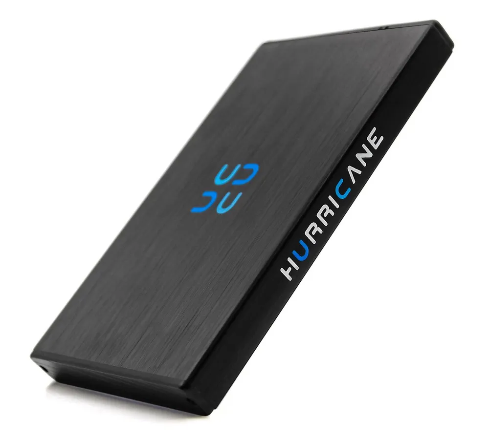 HURRICANE HURRICANE GD25612C Externe Festplatte 1TB 2,5" USB-C HDD Speicher externe HDD-Festplatte (1TB) 2,5", für PC, Laptop, PS4, PS5, Xbox - kompatibel mit Windows, Mac, Linux
