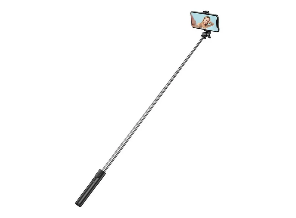 Hurtel Selfie-Stick 1 m Selfie-Stick Telefonhalter mit Bluetooth-Fernbedienung