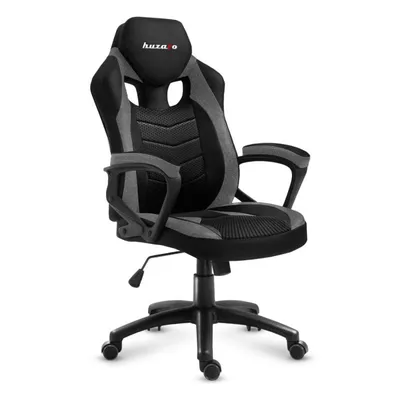 Gaming-Stuhl Huzaro FORCE 2.5 Grey Mesh Racing 140 kg Schwarz/Grau