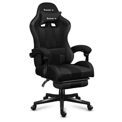 Gaming-Stuhl Huzaro FORCE 4.7 Schwarz Stahlrahmen Ergonomisch 140 kg