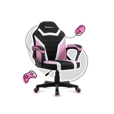 Bürostuhl Huzaro RANGER 1.0 PINK MESH Ergonomisch Mesh-Design Höhenverstellbar Rosa