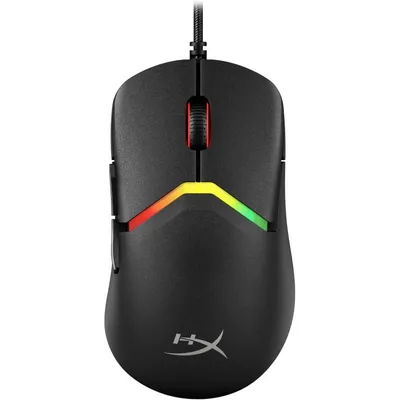HyperX Pulsefire Saga RGB Gaming-Maus, 26K-Sensor, 8000 Hz, 6 Tasten, Schwarz