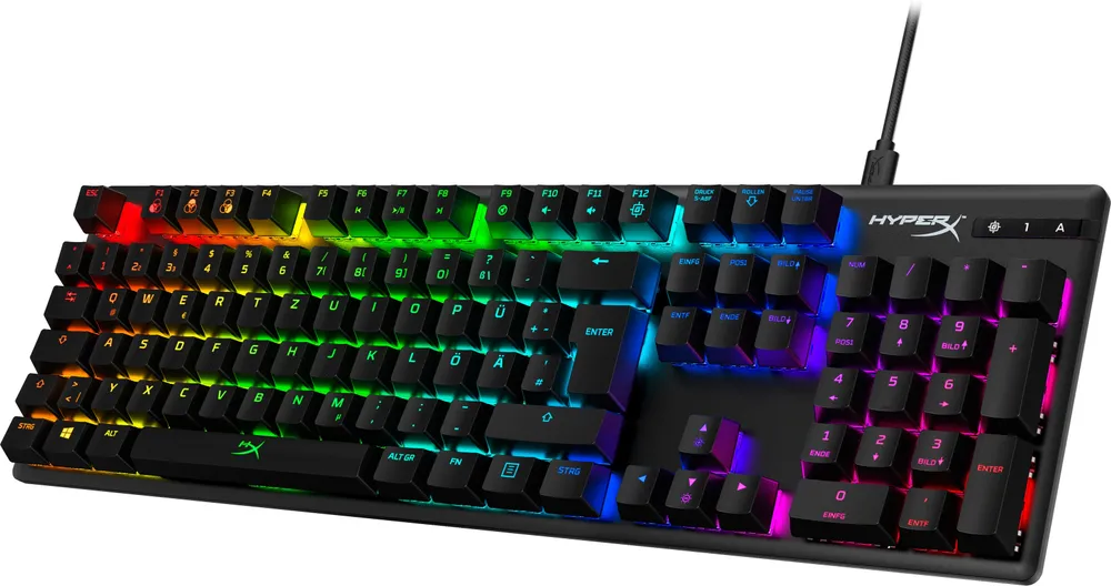 Alloy Origins – mechanische Gaming-Tastatur – HX Red (DE-Layout)