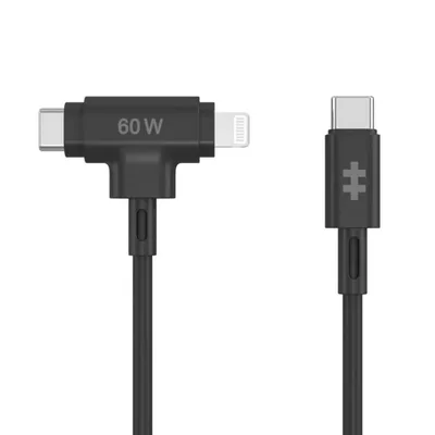 Kabel TARGUS Targus® Hyper® HyperJuice Silicone USB-C & Lightning 60W 1,5 m Kabel TARGUS Targus® Hyper® HyperJuice Silicone USB-C & Lightning 60W 1,5 m