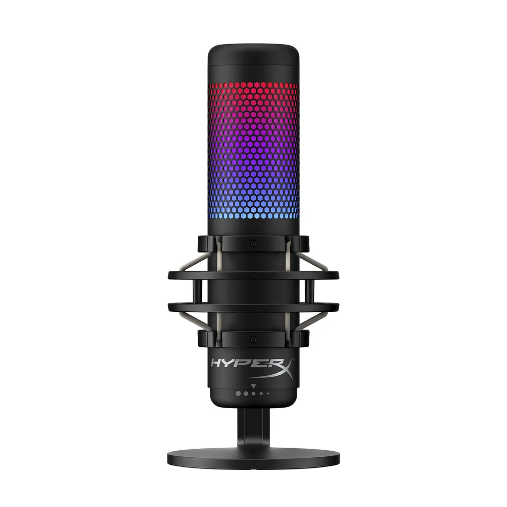 HyperX QuadCast S Schwarz Tischmikrofon