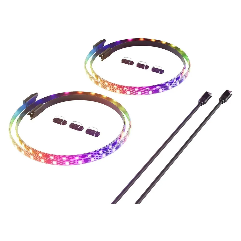 Hyte Ls30 RGB Light Strips Blk 2pk