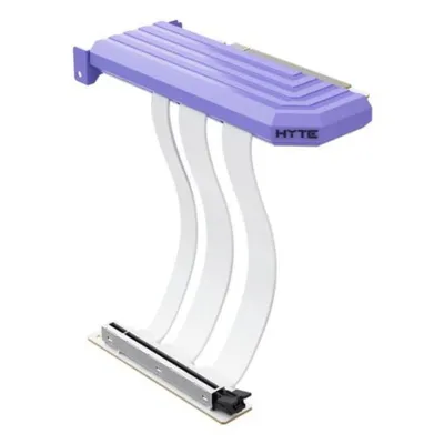 Kabel Hyte PCIe 5.0 Hyper Riser 16 Pin 20 cm weiss violett