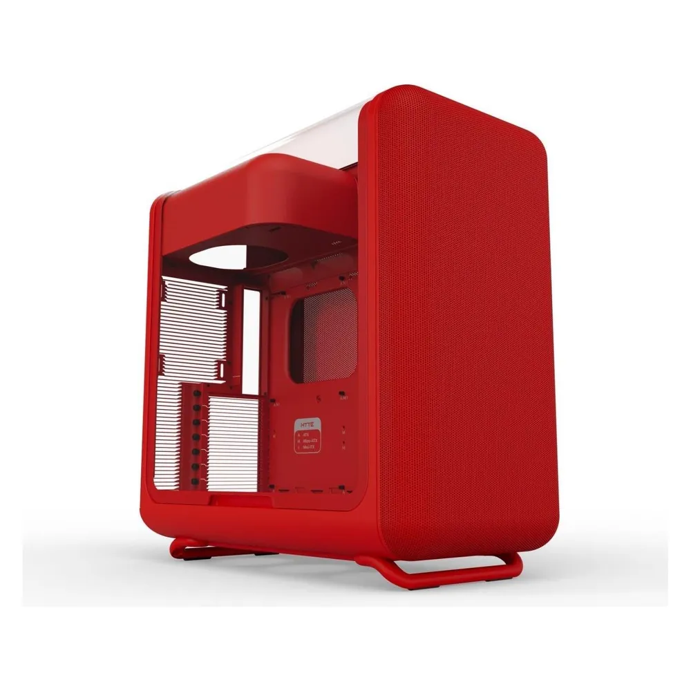 PC-Gehäuse Hyte X50 Cherry Midi Tower Glas Seitenpanel Mesh Front