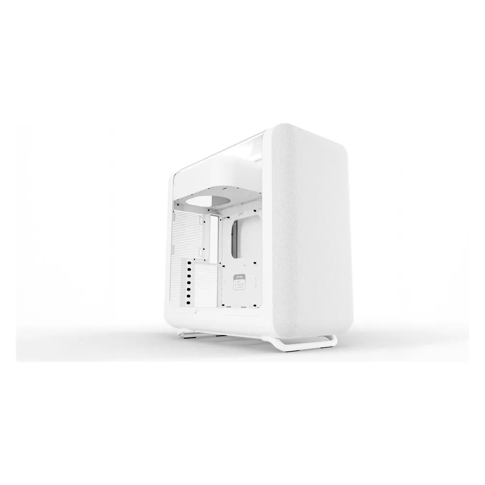 PC-Gehäuse Hyte X50 TG Weiß ATX/EPS Glas Seitenfenster Mesh Front