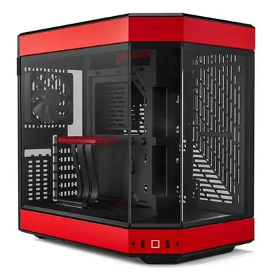 Hyte Y60 gehärtetes Glas USB 3.0 Rot