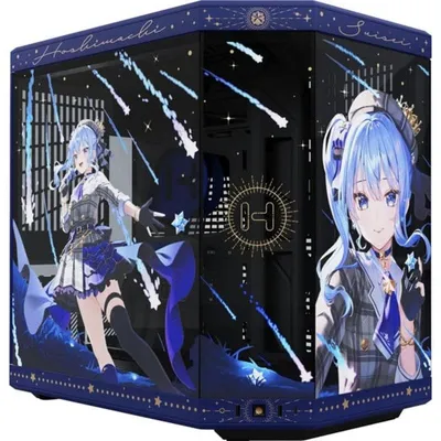 Gehäuse HYTE Y70 Hoshimachi Suisei E-ATX Midi-Tower Blau
